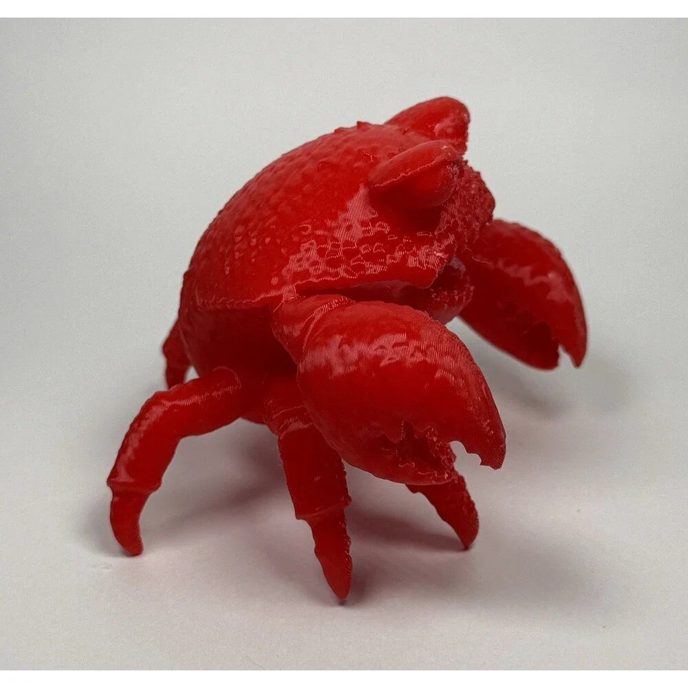 Attack Of The Crab Monsters Red Plastic Toy